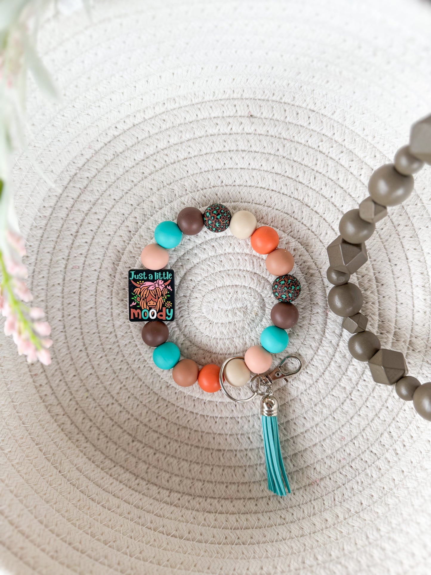 Little MOOdy Wristlet Keychain