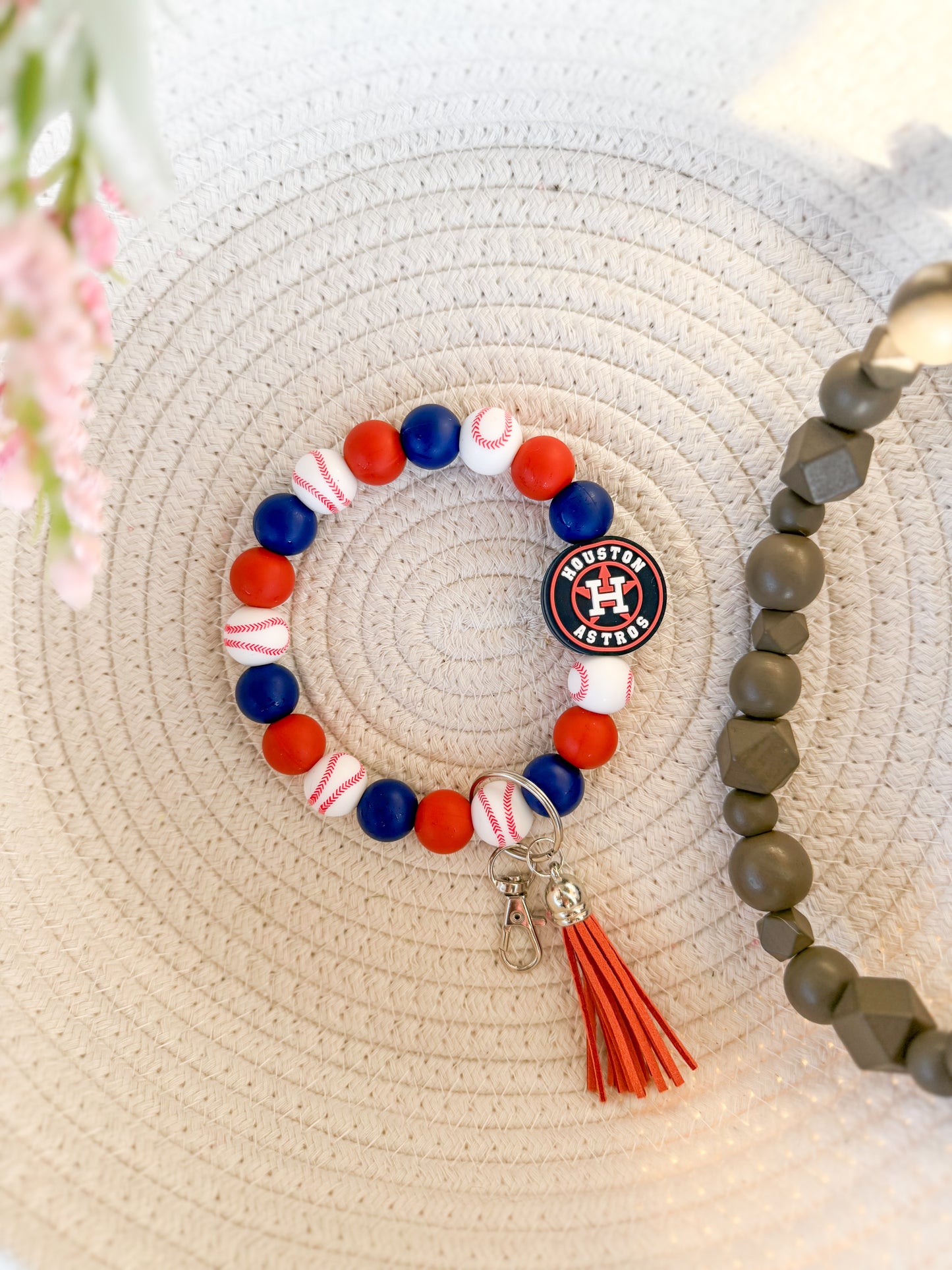 Houston Astros Wristlet Keychain