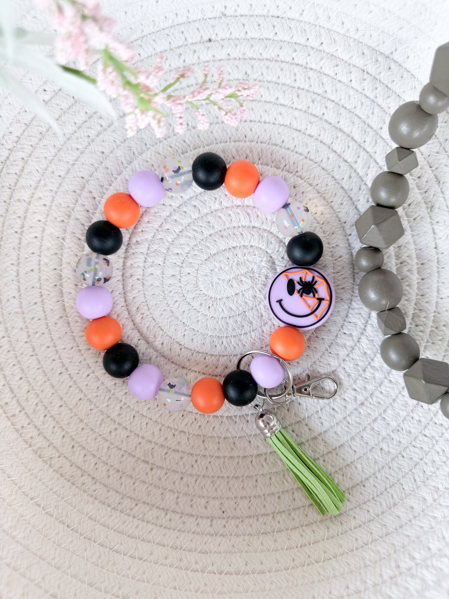 Happy Halloween Wristlet Keychain