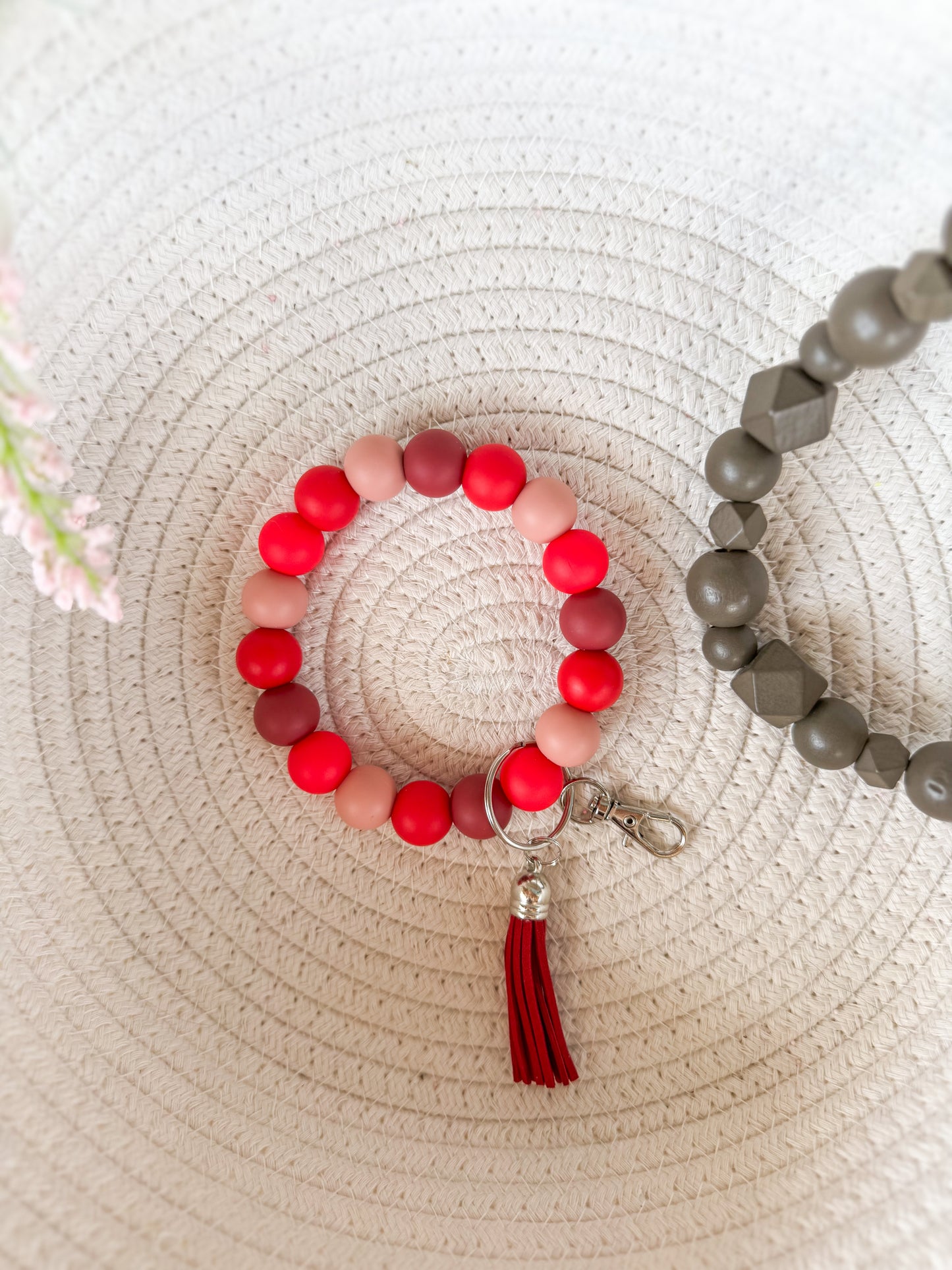 Scarlet Kiss Wristlet Keychain