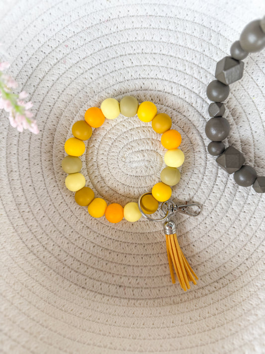 Lemon Drop Wristlet Keychain