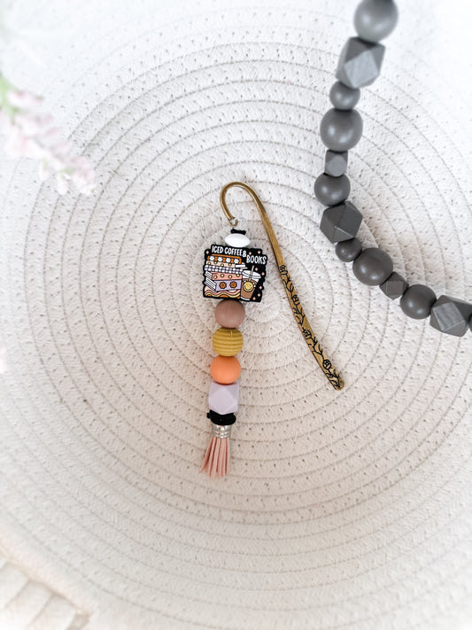 Iced Coffee & Books Bookmark