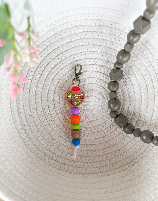 Book Nook (Dark) Keychain