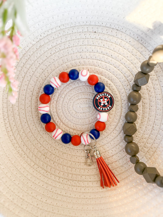 Houston Astros Wristlet Keychain