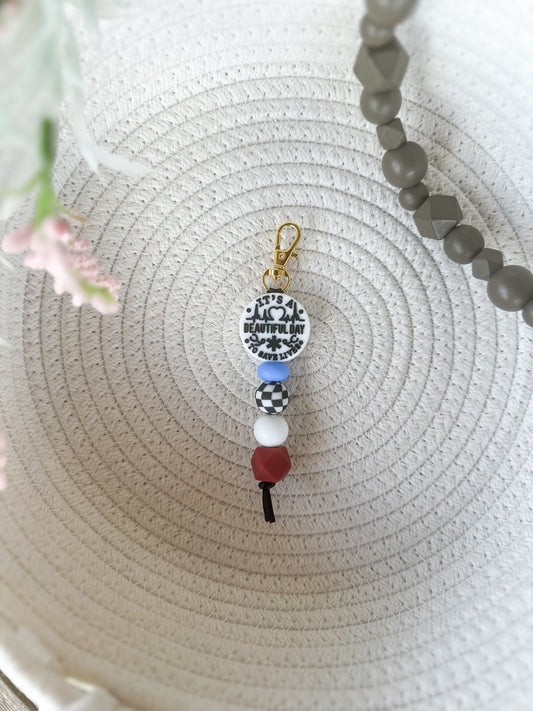 James and Jane Co Beautiful Day to Save Lives - Grey’s Anatomy Keychain Cute Hand Made Keychain