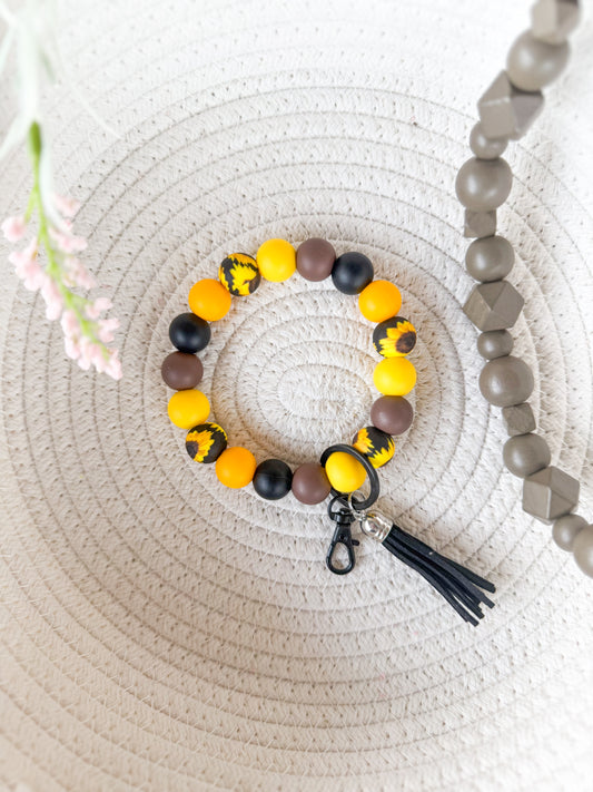 Sunny Side Up Wristlet Keychain