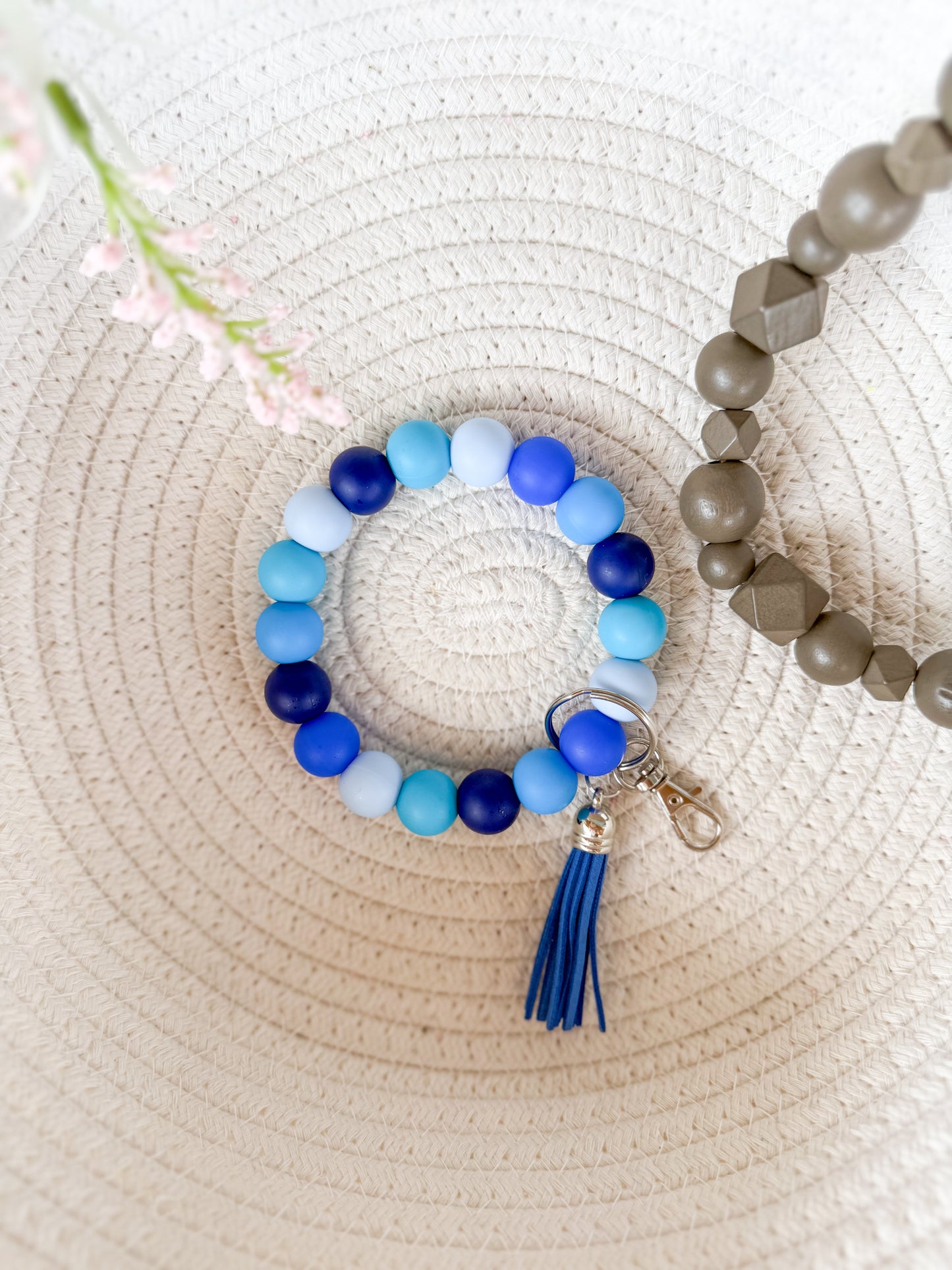 Blueberry Bliss Wristlet Keychain