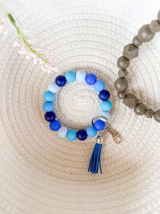 Blueberry Bliss Wristlet Keychain