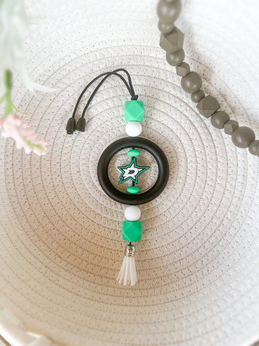 James and Jane Co Dallas Stars Car Charm Cute Hand Made Car Charm  Rearview Mirror Ornament Hockey