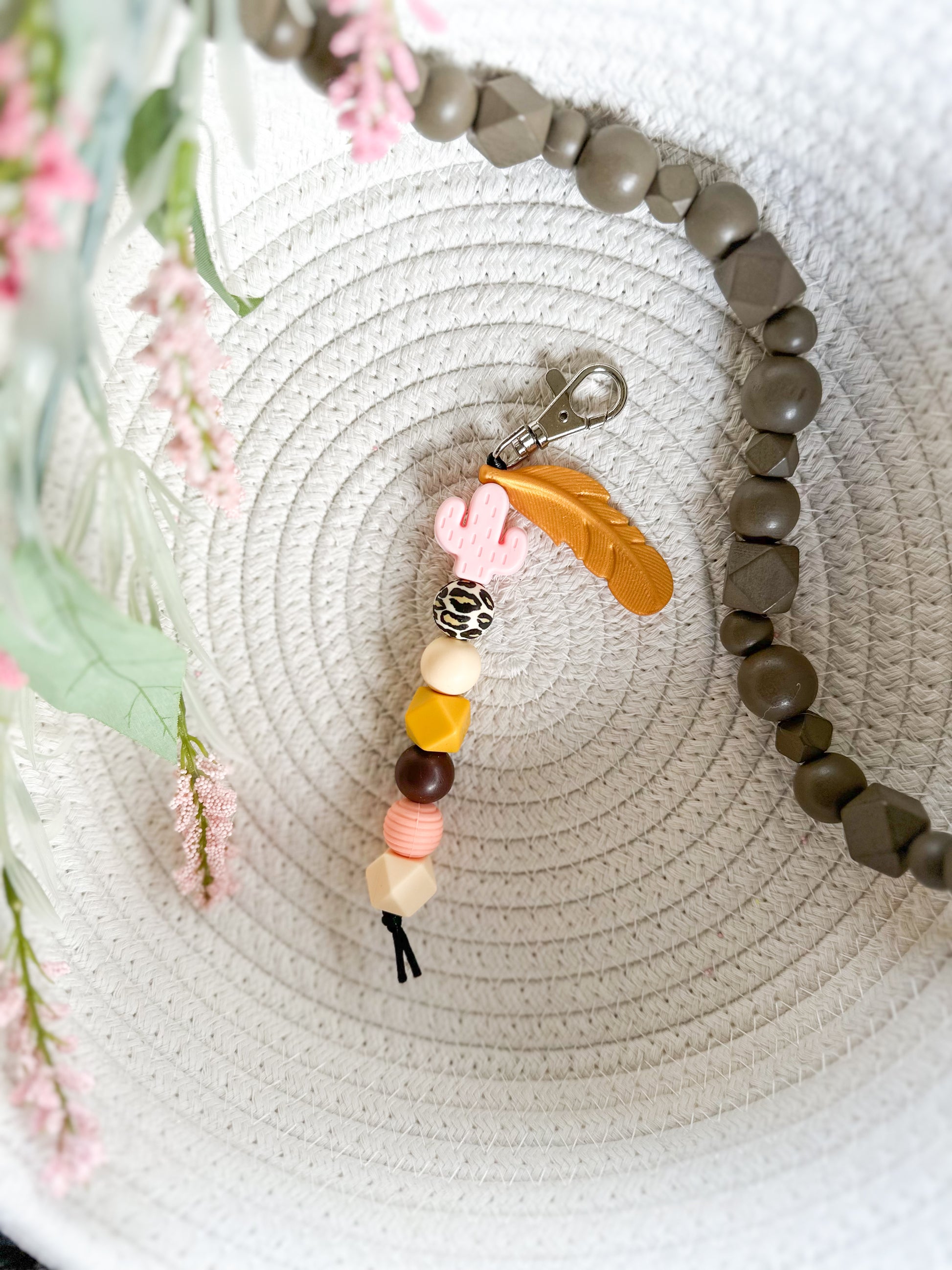 James and Jane Co Desert Dreamer Keychain Cute Hand Made Keychain