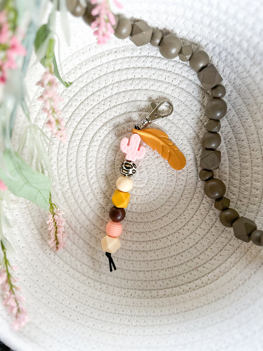 James and Jane Co Desert Dreamer Keychain Cute Hand Made Keychain