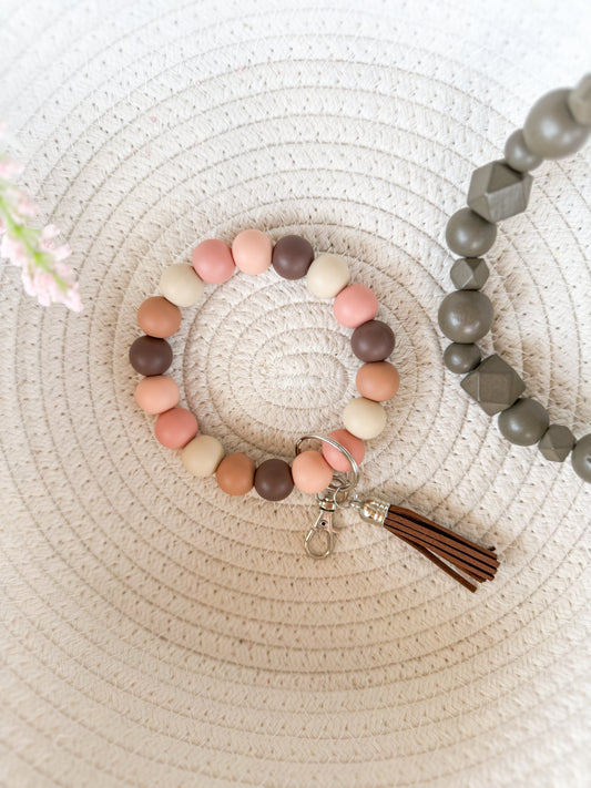 Salted Caramel Wristlet Keychain