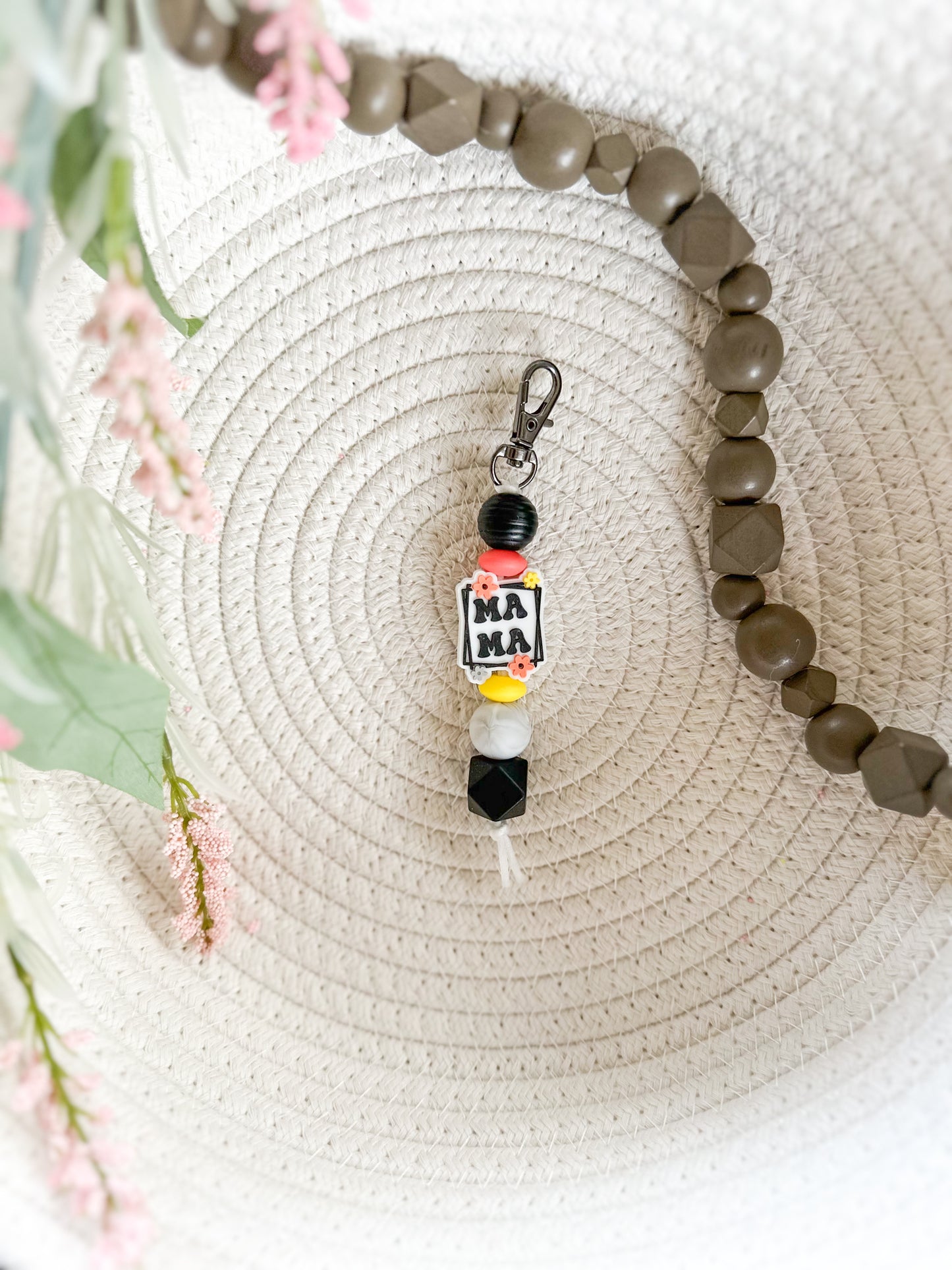 James and Jane Co Mama Cute Hand Made Keychain