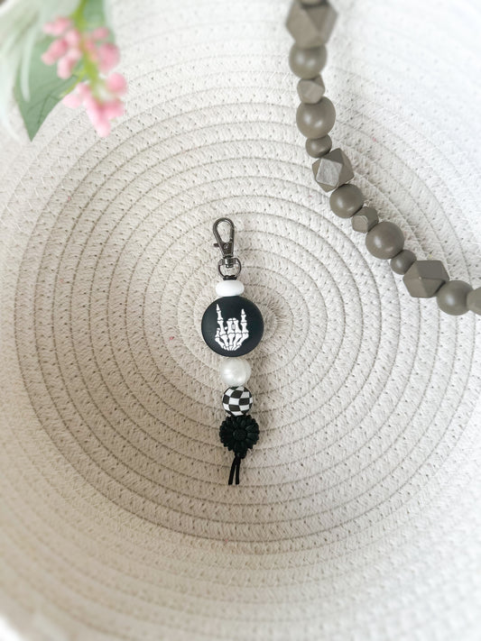 James and Jane Co Punk Rock Chick KeychainCute Hand Made Keychain