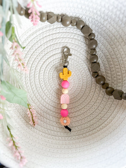 James and Jane Co Wild Bloom Keychain Cute Hand Made Keychain