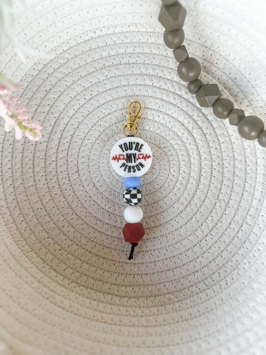 James and Jane Co You’re My Person - Grey’s Anatomy Keychain Cute Hand Made Keychain